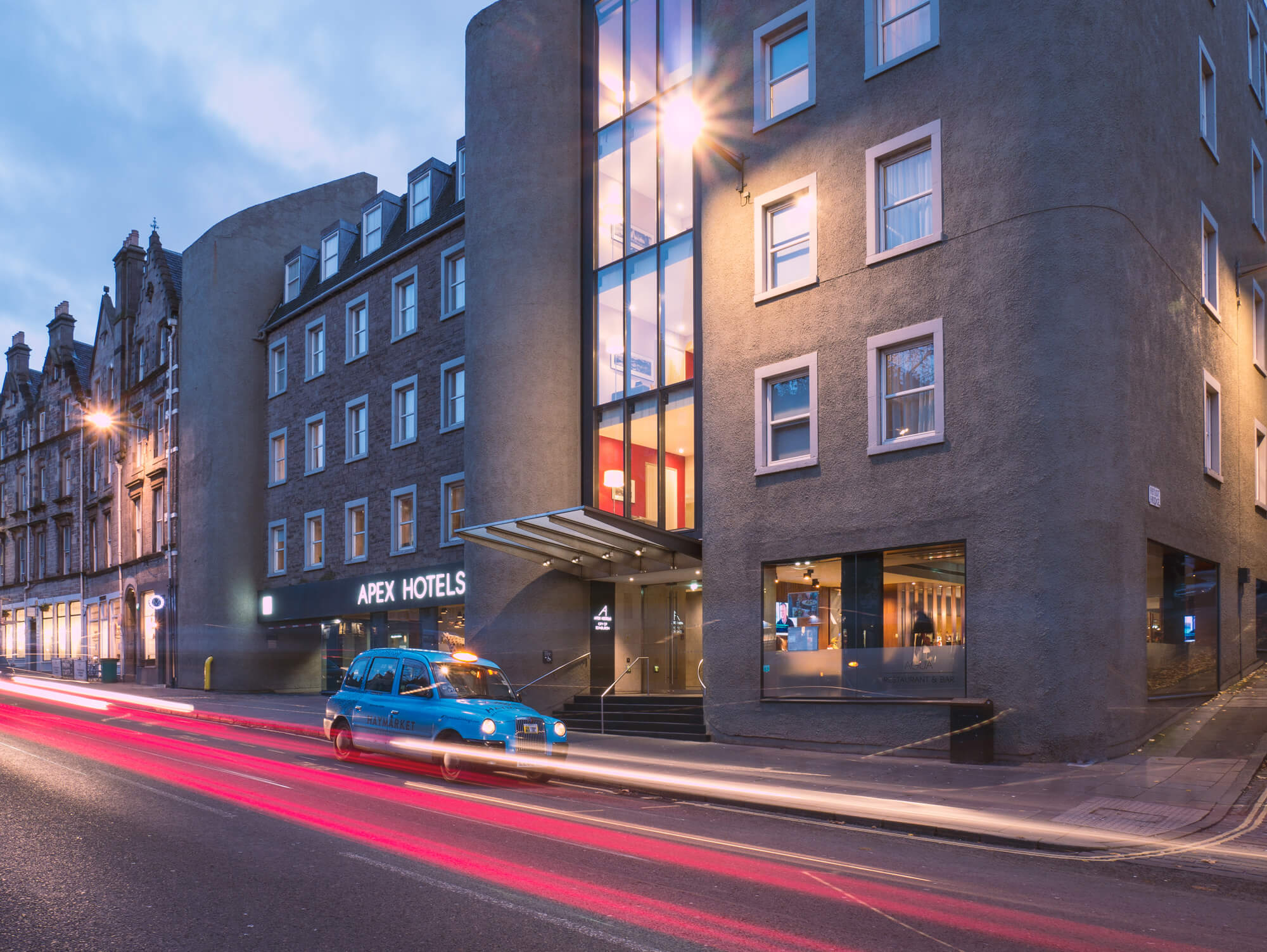 apex city of edinburgh hotel entrance