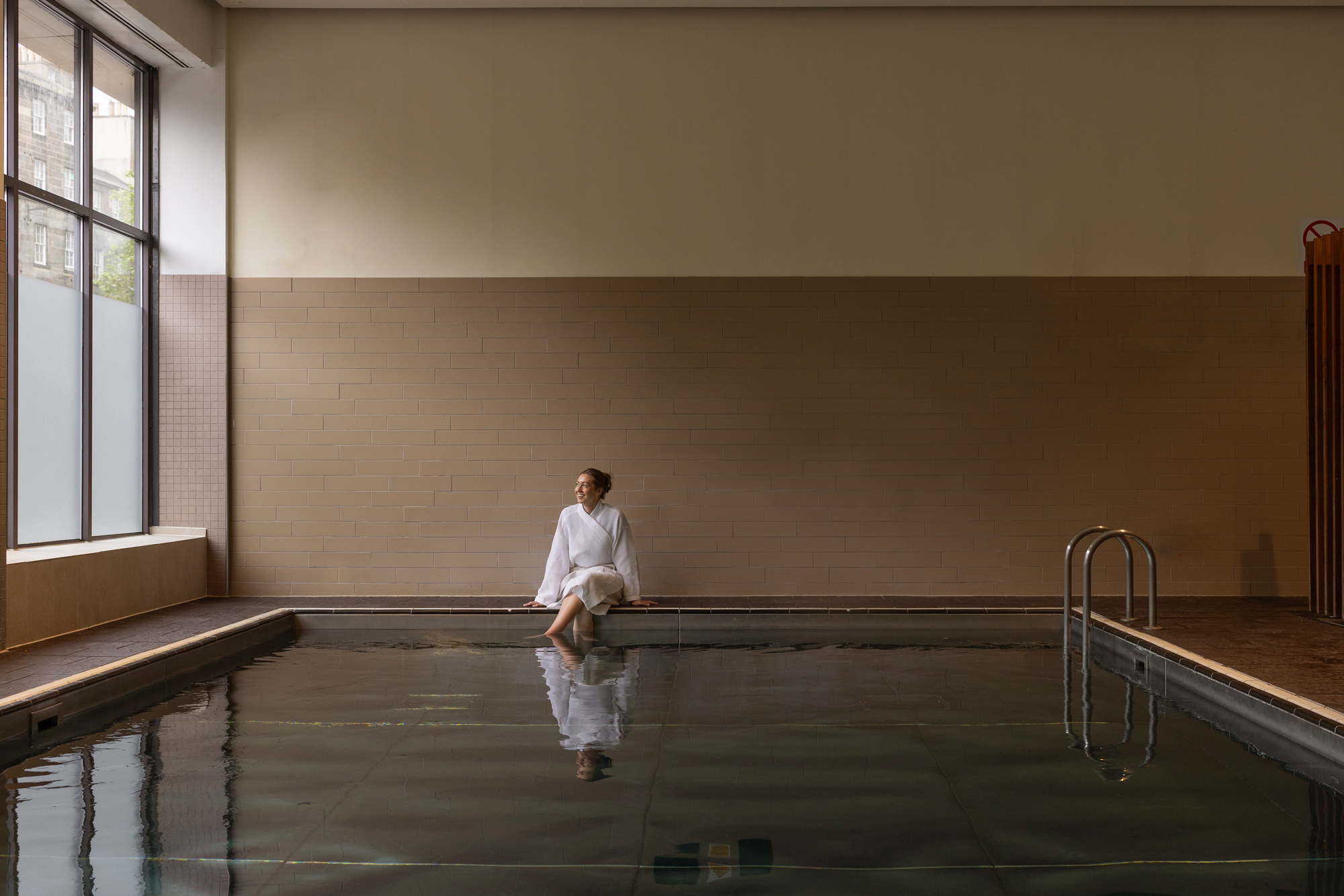 pool at apex grassmarket hotel