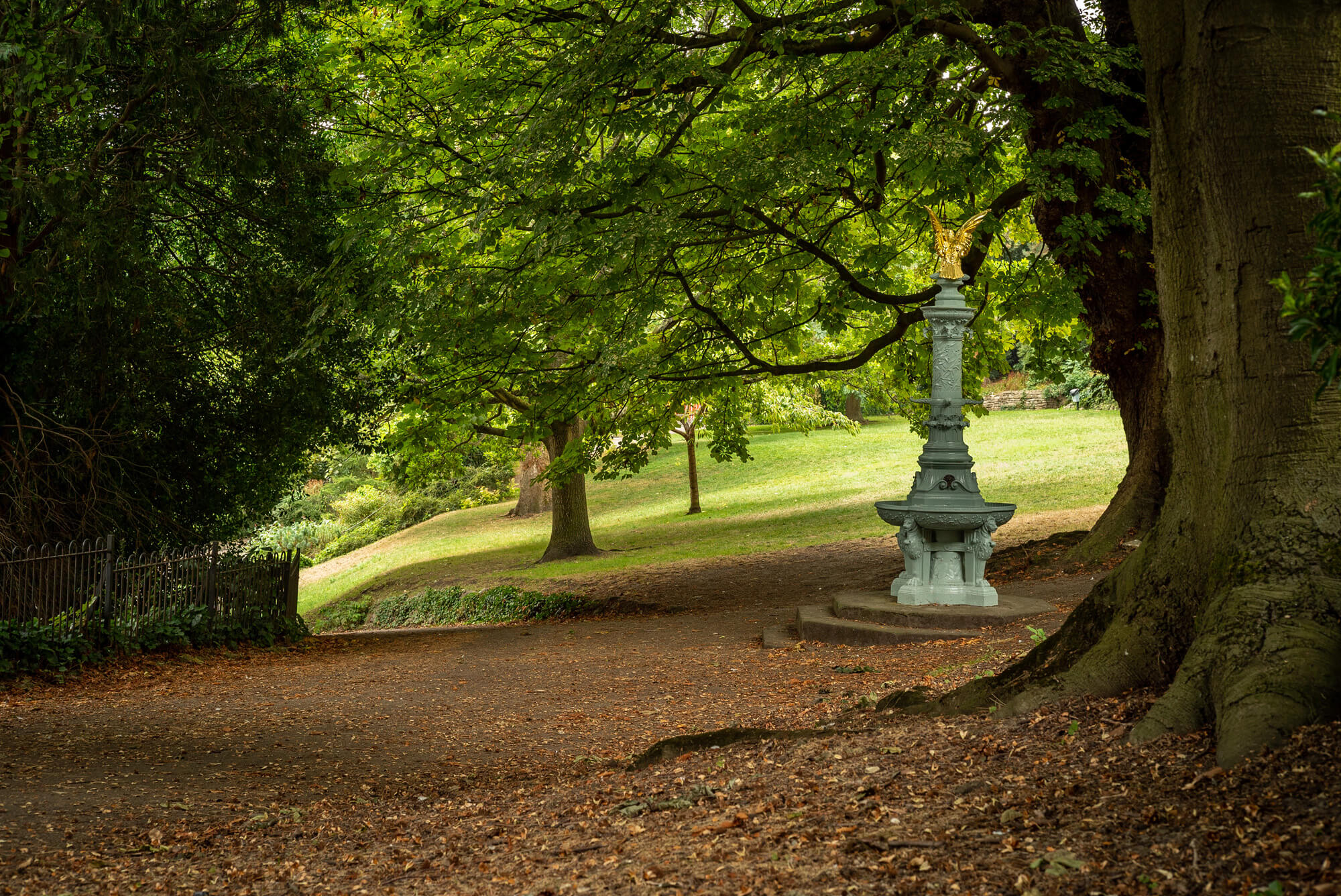 Hedgemead Park in Bath during the day